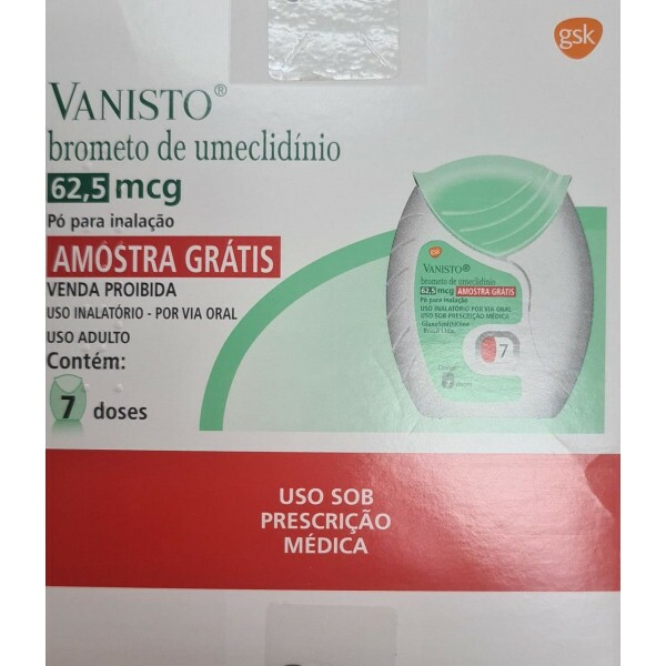 Vanisto - Brometo de Umeclidínio 62,5mcg - 7 Doses
